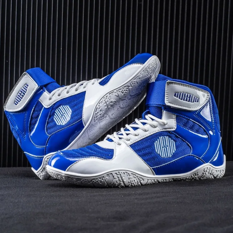 Original Brand Comfortable Mid-Top Wrestling Sneaker Top Quality Competition Sport Fighting Shoe Anti Slip Boxing Fighting Boots