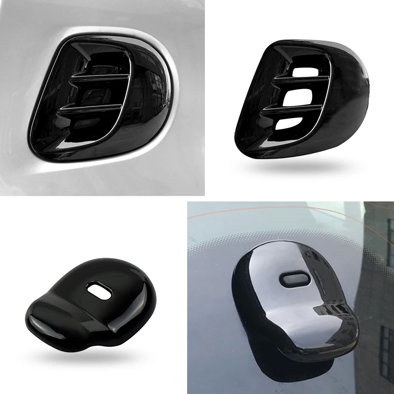 Car Plastic Black Sticker Decorative Protective Cover Shell Interior Exterior Modified Accessories For Smart 453 Fortwo Forfour view 5
