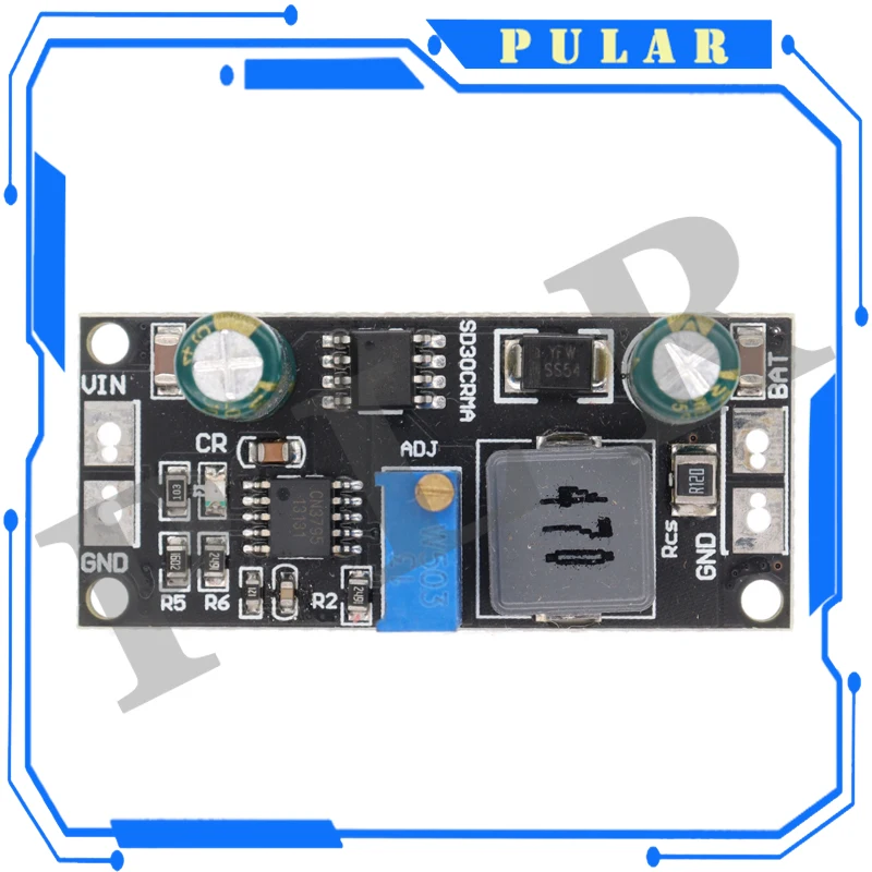 1PCS SD30CRMA MPPT Solar Panel Charge Controller Multifunctional 1A 12V Li-ion Lithium Battery Charging Board Charger Module