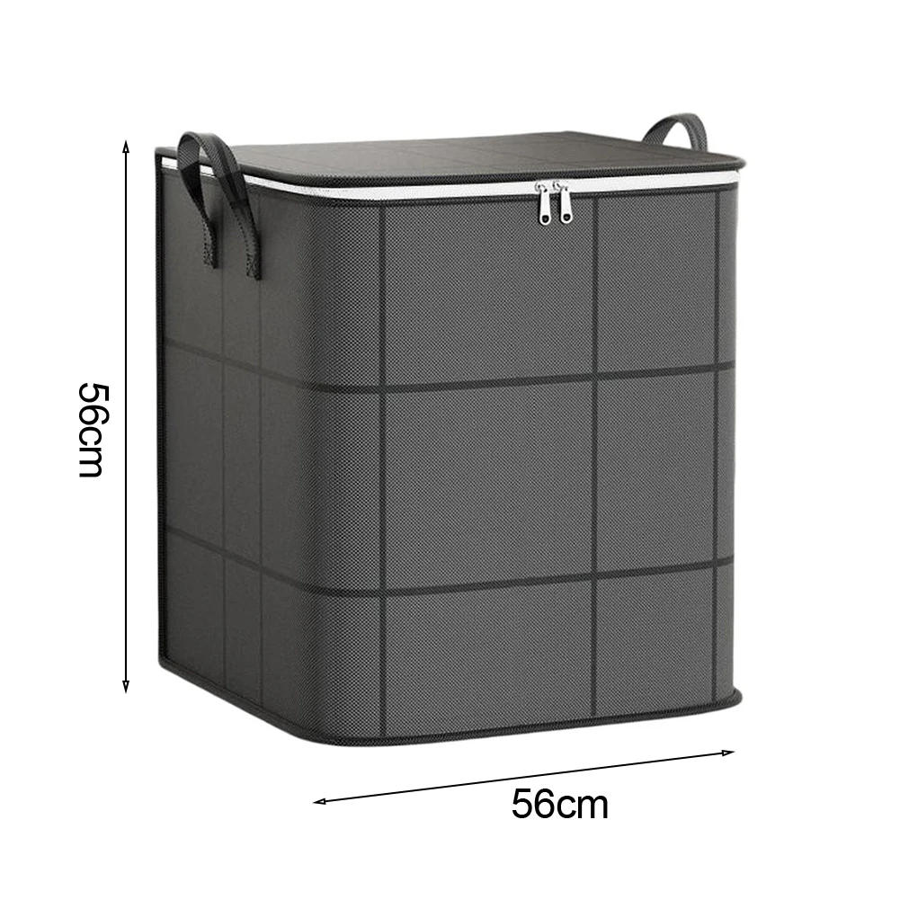 For storage bag fabric 35x20cm 50x50cm 56x56cm 50x70cm black organizer with zipper compartments portable home travel use