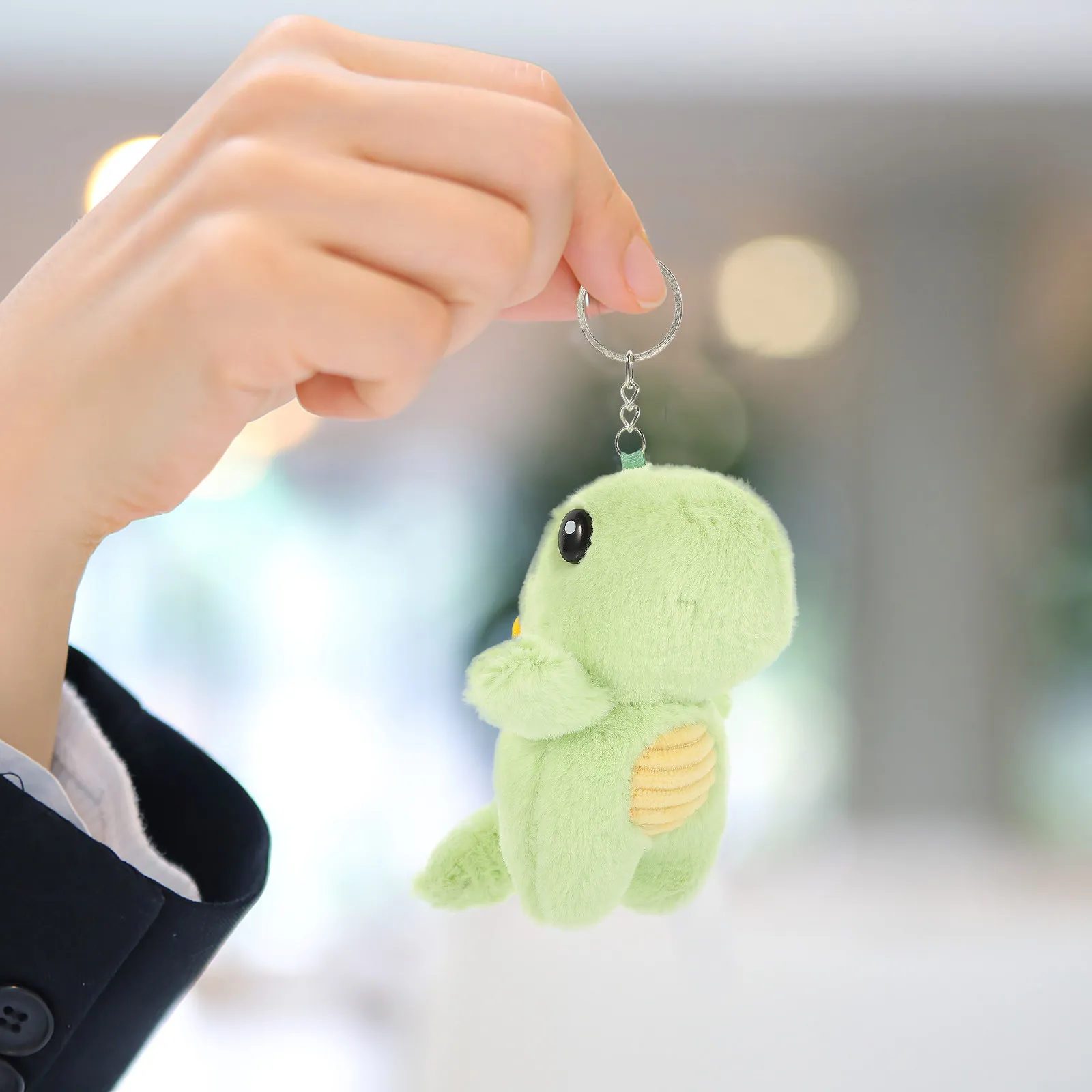 

Брелок-динозавр: красочный, легкий, мультяшный дизайн, подвеска для сумки, украшение для ключей и рюкзака