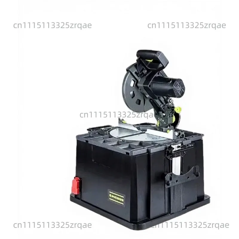 220V Flip Saw 45° Bevel Multi‑Function Cutter Home Use Woodworking Aluminum Small Table Saw High Precision Cutting Tool
