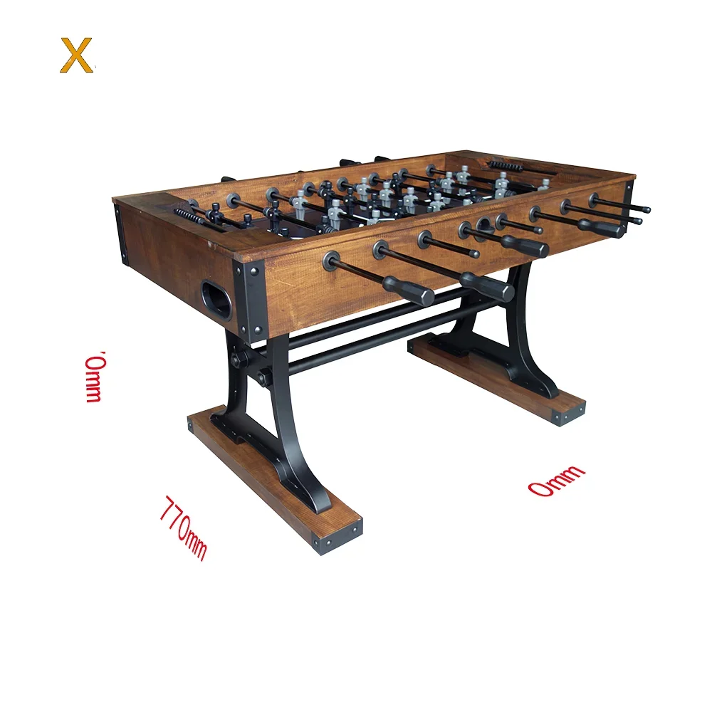 New Modern Fancy Wooden Color X Shape Soccer Football Soccer Game Table