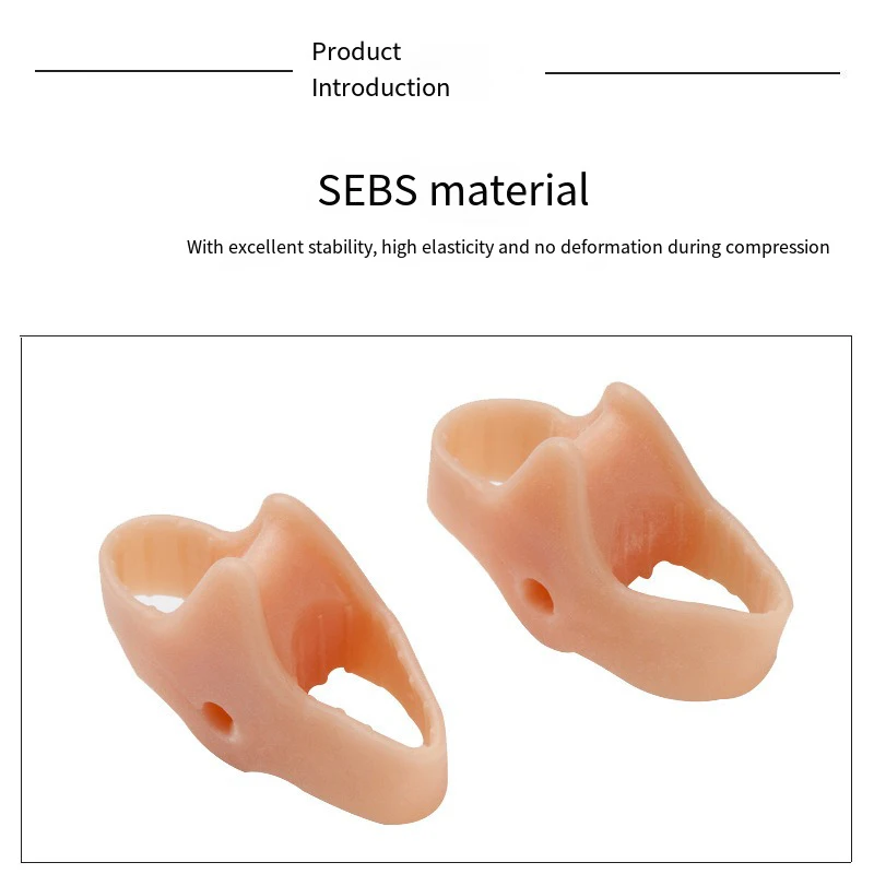 Big Toe Straightener Thumb Valgus Protector Silikongel Fußfinger Zehenspreizer Bunion Adjuster Fußpolster Linderung Fußschmerzen – Detail 3