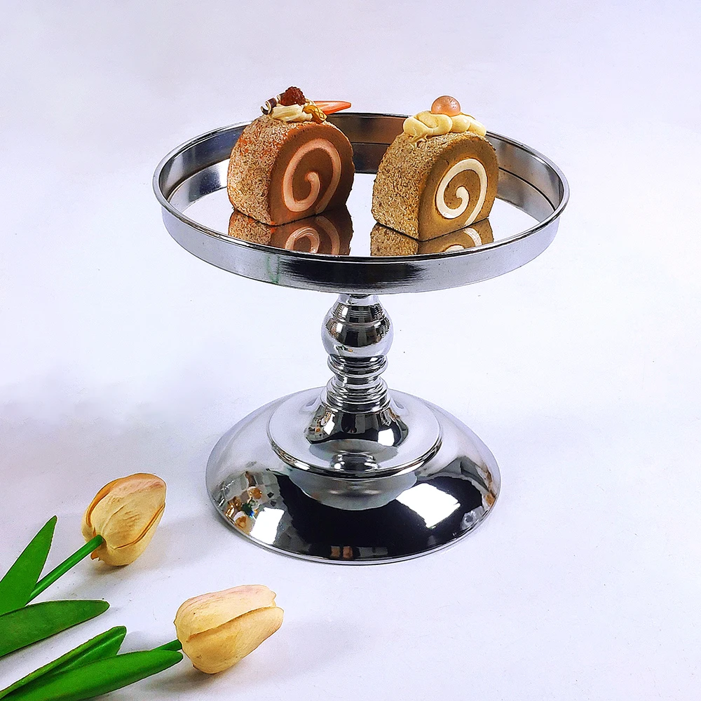 Gold and Silver Cake Stand Suit, Cupcake Tray, Home Decoration, Dessert Table, Decorating Party, Wedding Display, 1Pc