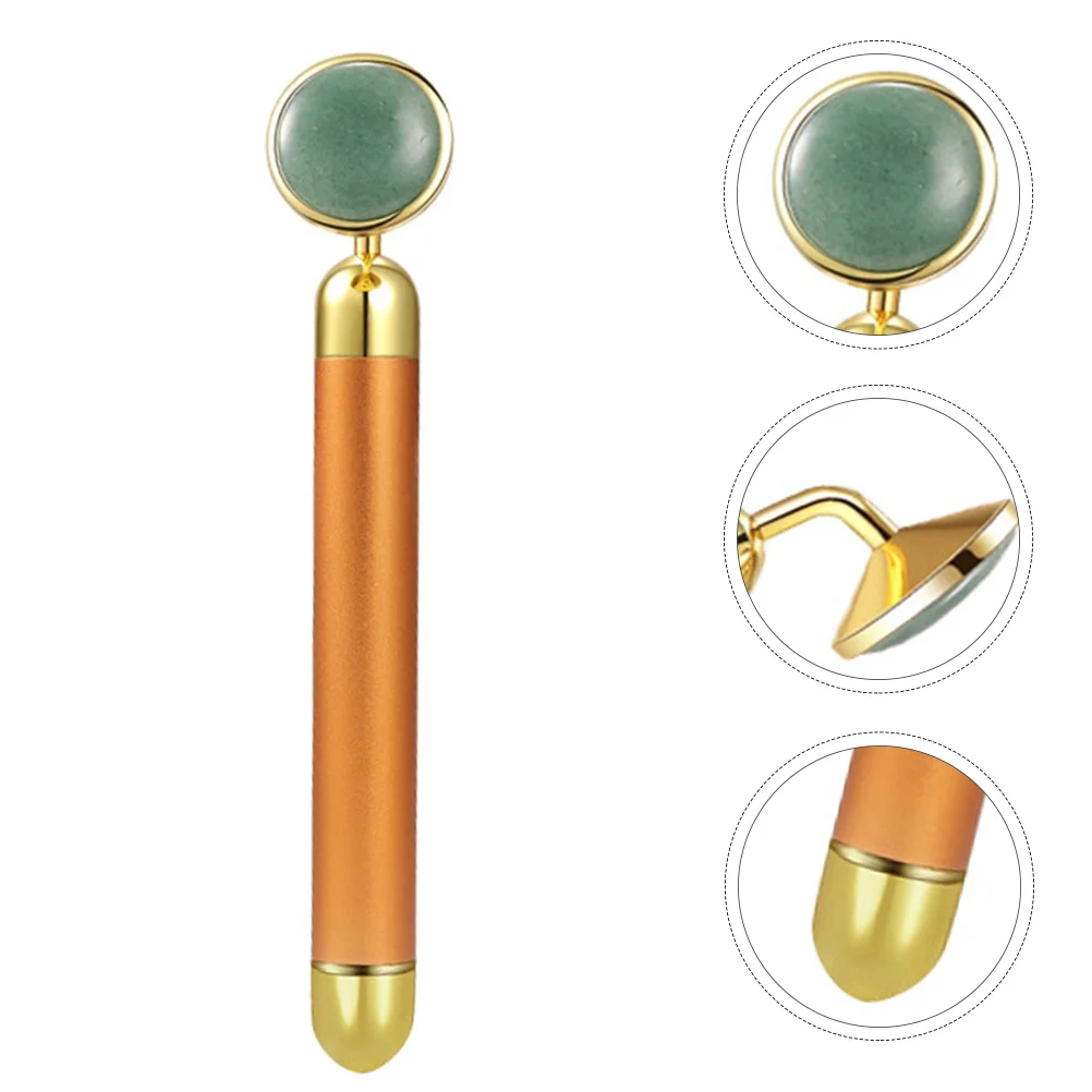 

1Pcs Golden Facial Beauty Stick Electric Massager for Face Slimming Skin Tightening Promote Blood Circulation Smooth Firm
