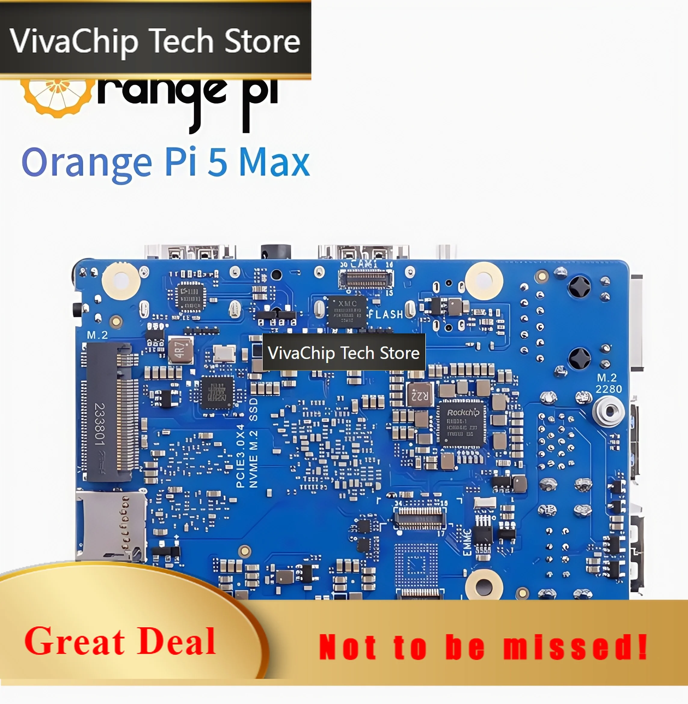 VivaCTOrangePi5 MAX Rockchip RK3588 memory 4G/8G/16G optional development board