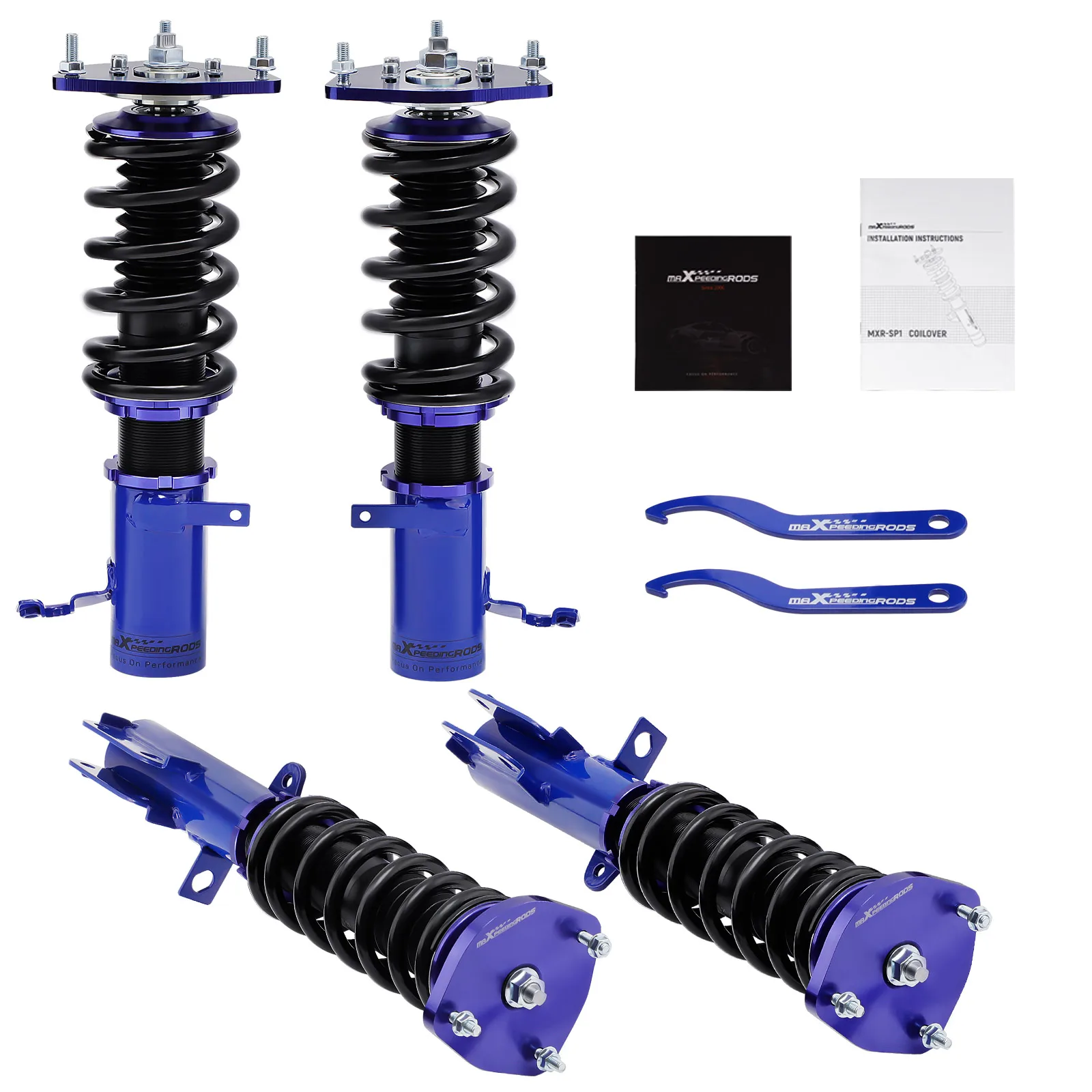 Shock Absorber Coilover Set for Toyota Corolla 88-99 E90 E100 E110 AE92-AE111@vRIlqr