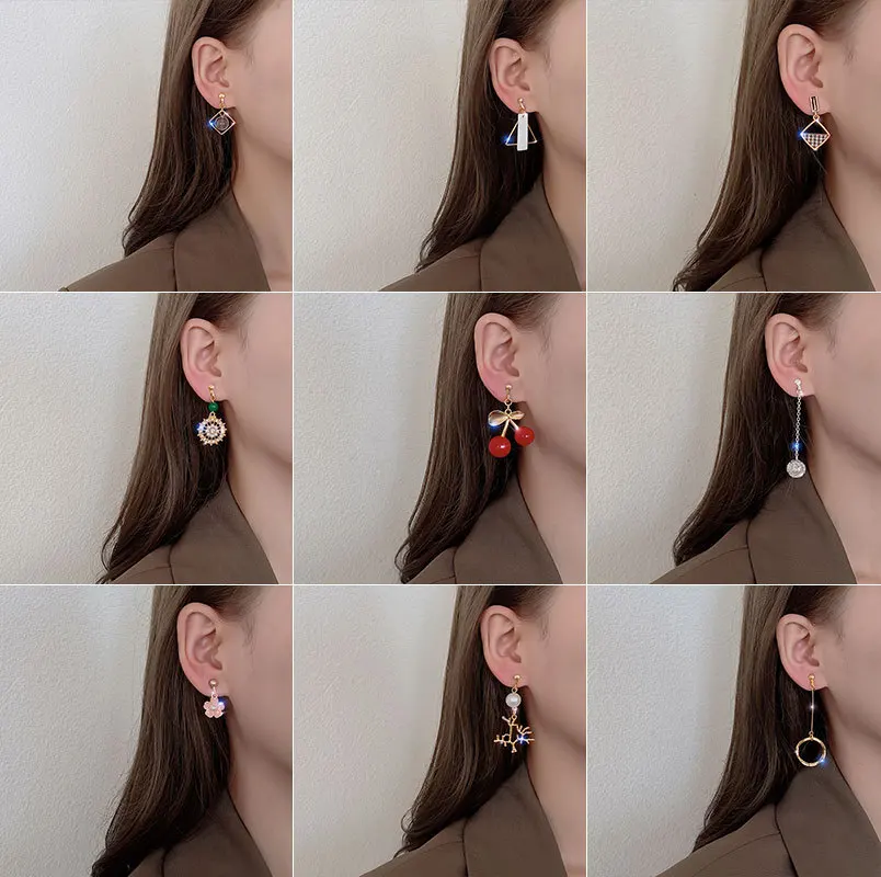 Ear Clip Without Ear Piercing Korean Version Simple Earrings Women\'s Long Tassel Ear Bone Clip 2023 NewTrend Ear Accessories