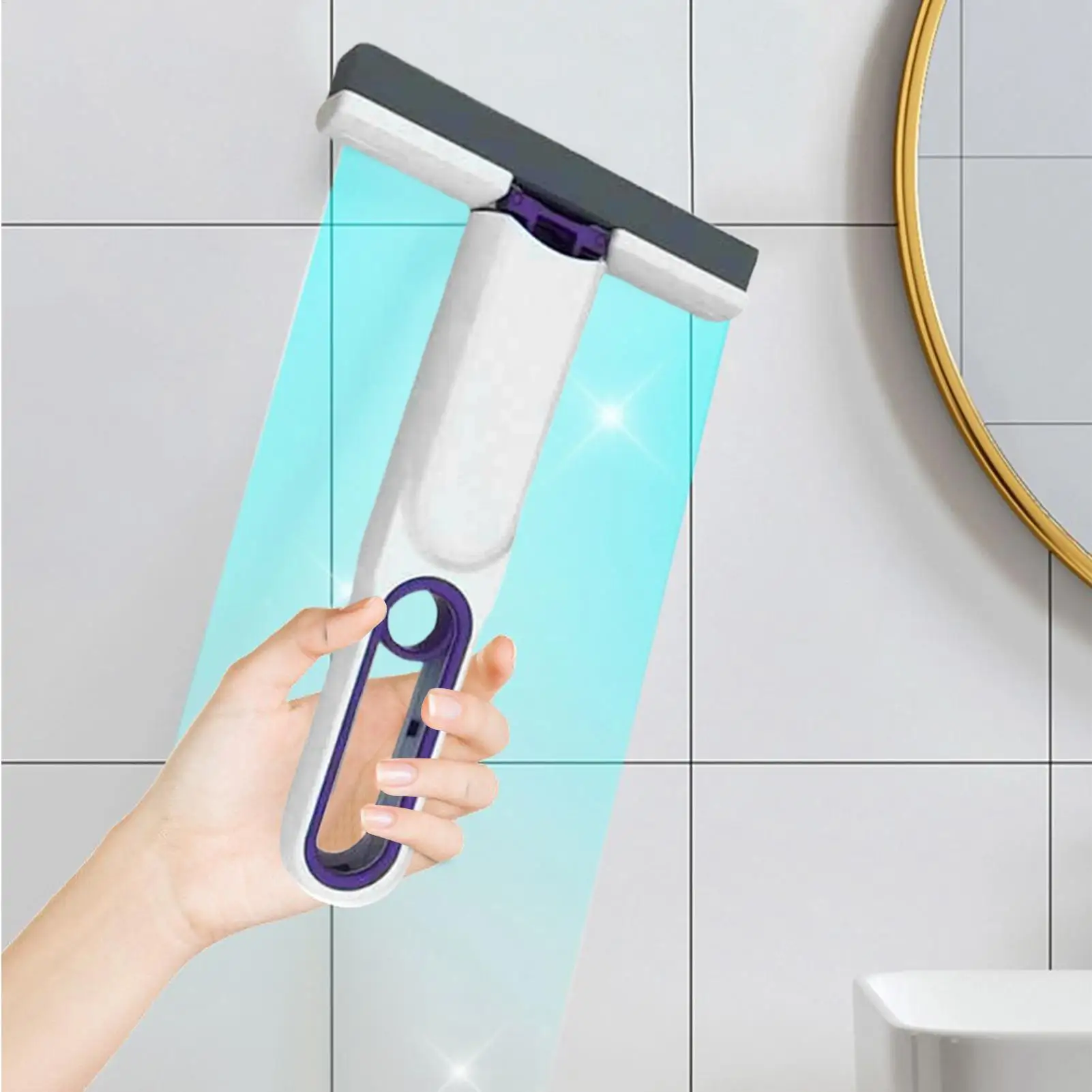 

Маленькая самовыжимающаяся швабра, портативная швабра для сухой и влажной пыли для чистки пола, бытовые чистящие средства, легкий вес для салона автомобиля