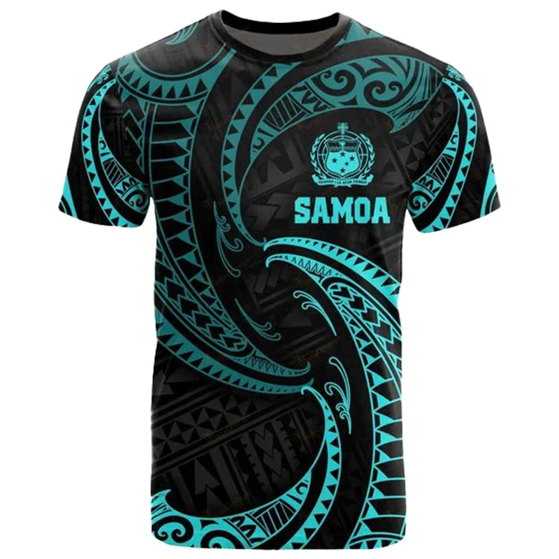 3D Pohnpei Polynesian Culture Tribal Island Retro Tattoo Printing T Shirt Children Fashion Cool Tee Shirts Harajuku Clothing Tee