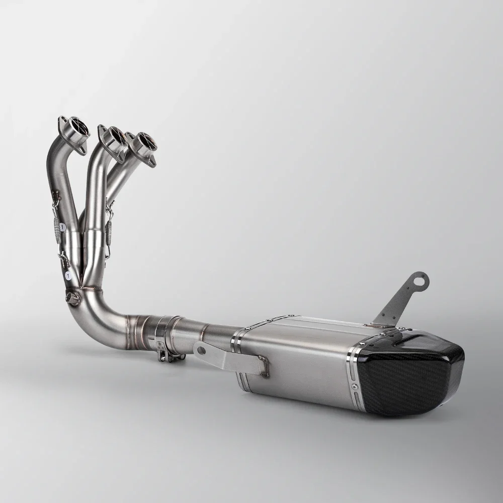 

Полные выхлопные системы мотоцикла, труба из углеродного волокна LeoVince, глушитель без шнуровки для Yamaha MT09 FZ09 Tracer 9 GT XSR900 2021-2023