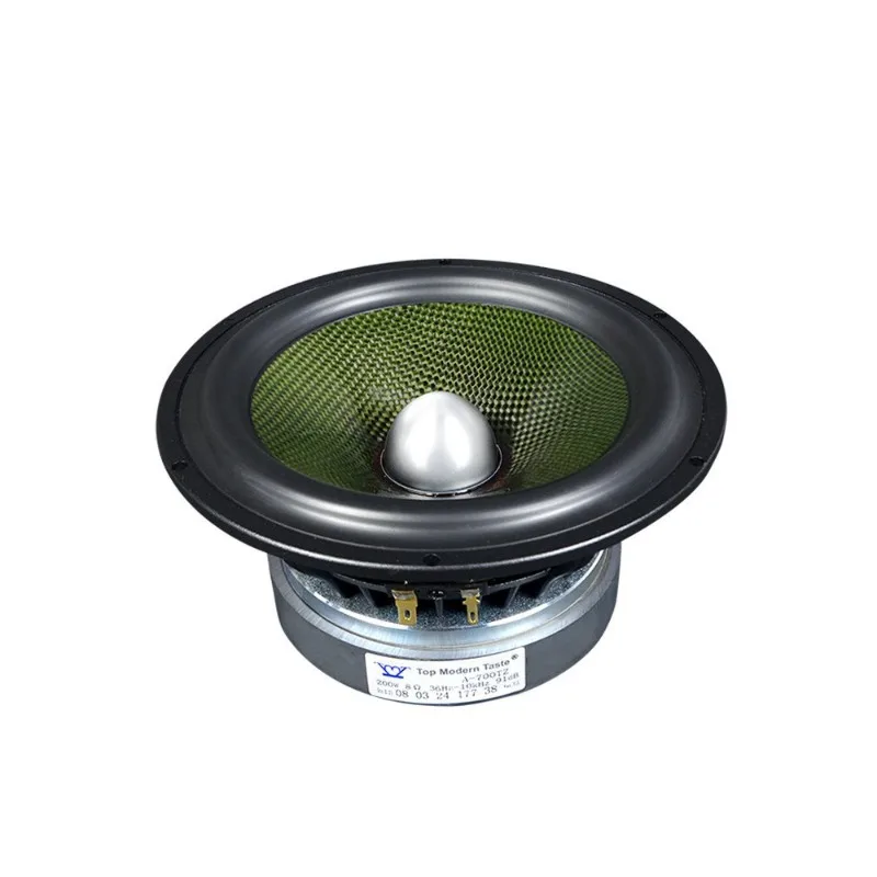 HiFi 6.5-inch 7-inch Speaker Aluminum Frame Pure Carbon Fiber Mid Low Frequency Speaker