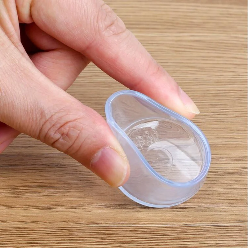 4Pcs Rubber Square Rectangle Floor Protector Pads Chair Leg Caps Table Foot Dust Cover Socks Pipe Plugs Furniture Leveling Feet