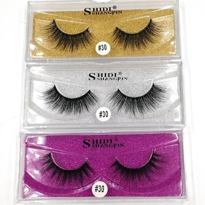 3D Nerzhaar Falsche Wimpern Natürliches Make-up Falsche Wimpern Flauschige Falsche Wimpern Dicke Faux Cils