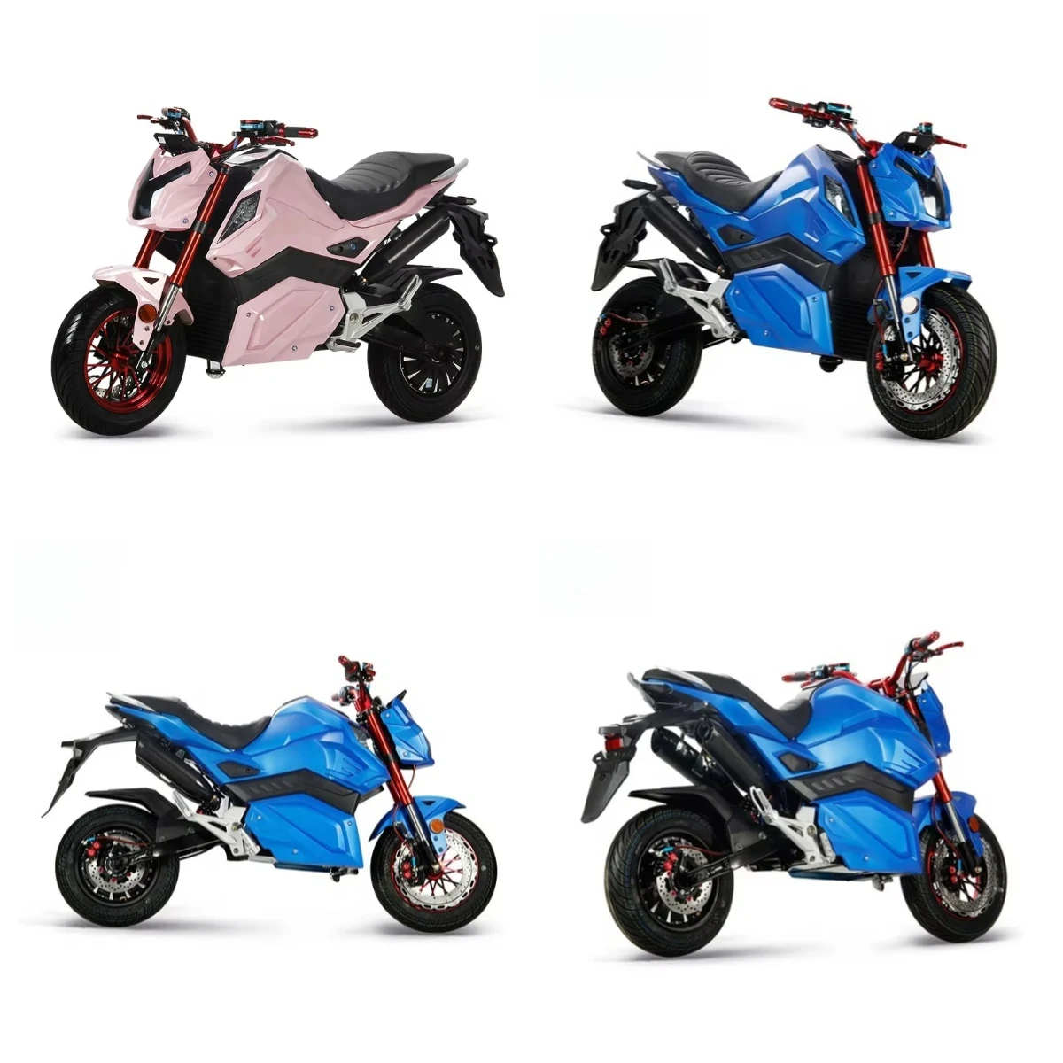Luyuan Electric Motorcycle EEC Approved 2000W Smart E-Bikes Fast Electric Motorbikes With Pedals Moped Electric Scooters Cheaper