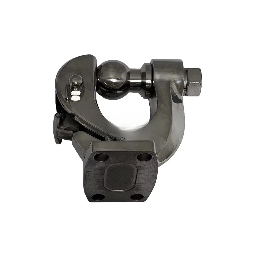 Hot-selling Automotive Metal Towing Truck Hook Tow Bar With Ball Universal Type Stainless Steel Hook Towing Hitch Kit Parts