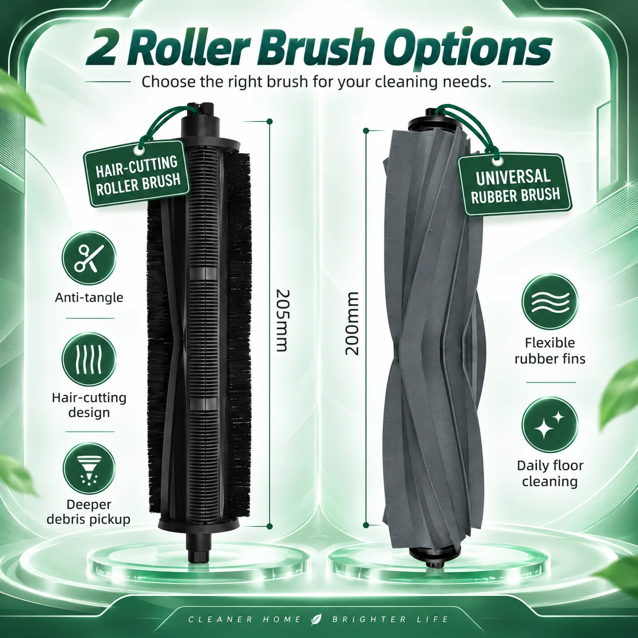 Fit For Mova S70 Roller / S70 Pro / S70 Ultra / Trouver S70 Pro Main Brush Filter Mop Dust Bag Side Brush Replacement Parts
