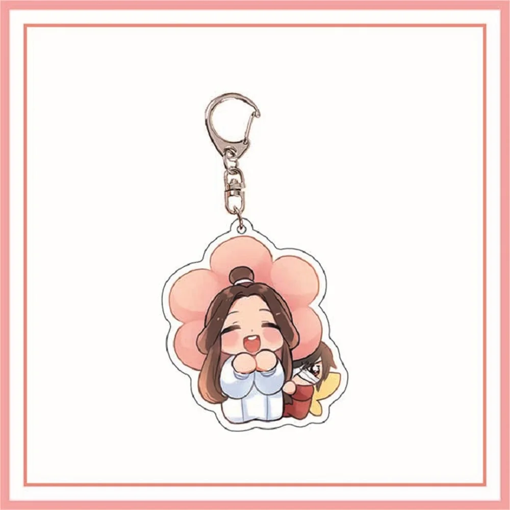 Hot Tian Guan Ci Fu Keychain Anime Heavenly God Blesses The PeopleNew Anime Cartoon Figures Key Chain
