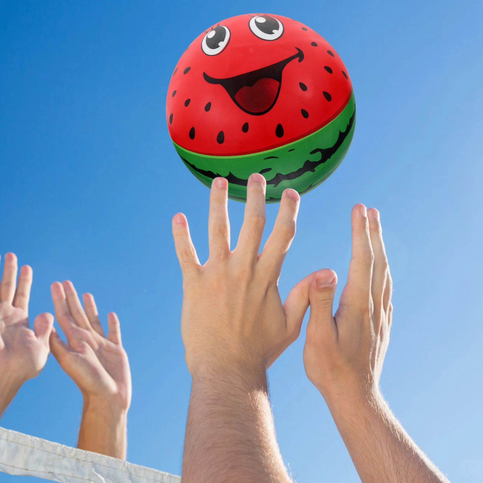 

2 Pcs Kids Sports Toys Inflatable Racket Ball Pool for Watermelon Beach Supplies Child