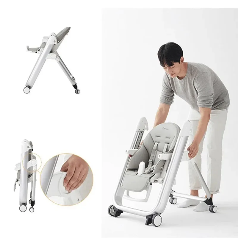 Taburete portátil de diseño para niños, Silla auxiliar para comer, asiento de seguridad para estudio, madre, JGY