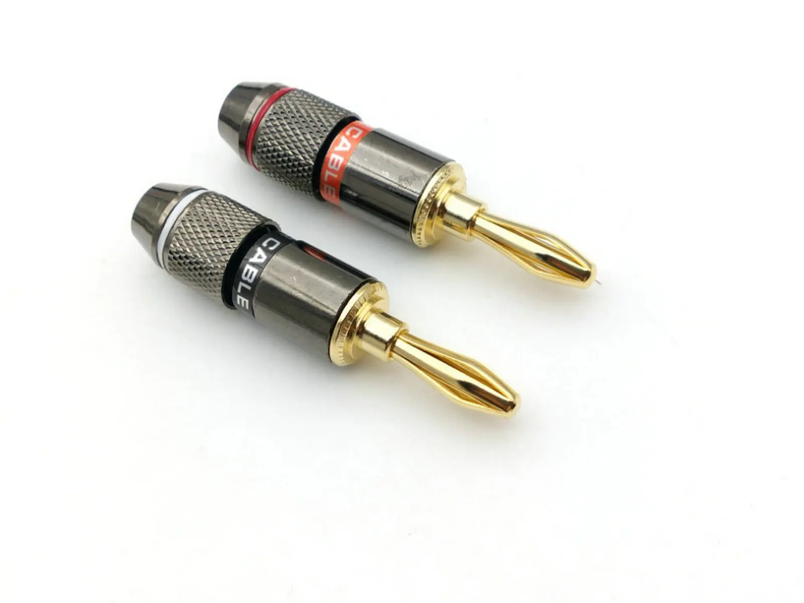 

20pcs 24K Gold Plated Audio Speaker Wire Cable Banana Plug Connector Adapter