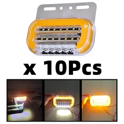 10Pcs LED Lights For Truck Sidelight 12V 24V Cargo Light Car Width Side Marker Trailer Clearance Lights Lighting Dynamic