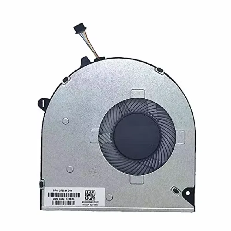 Replacement New CPU Cooling Fan for HP Pavilion 15-DU 15-DW 15-GW 15S-DU 15S-GU 15S-GY 15S-GR 15-DW0043DX Series Fan