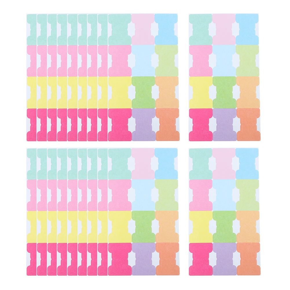 

24pcs Sticky Index For Notebooks Paper Blank Monthly Tabs Planner Writable Page Markers Home Office Supplies Book Index Stickers