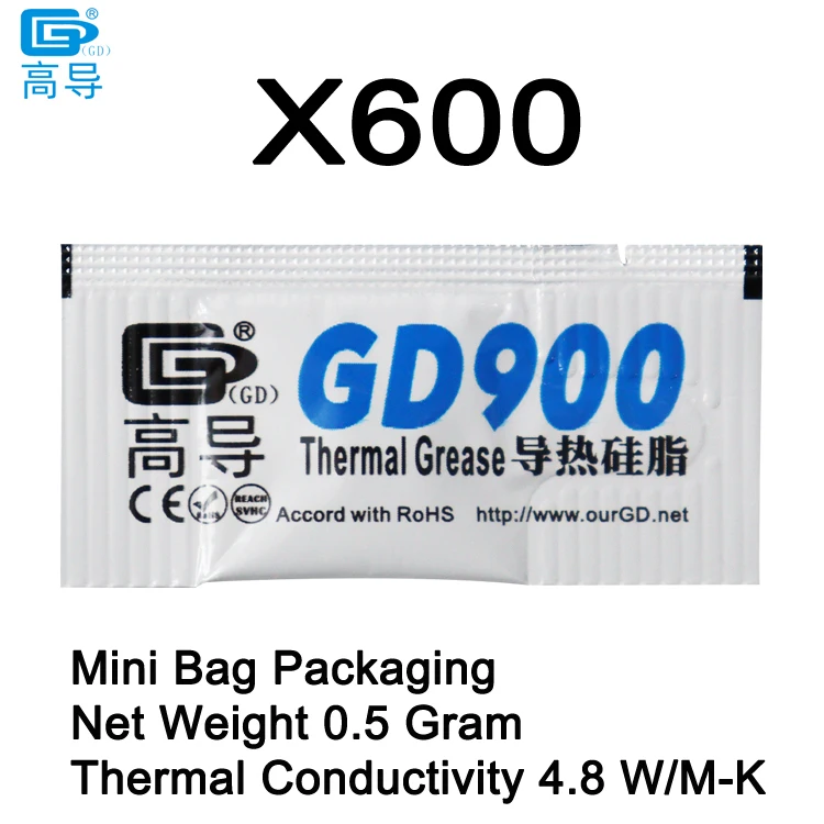 Nettogewicht 0,5/30/10 gram GD900 Grijs Thermisch geleidende vetpasta Gips Koellichaamverbindingen voor CPU GPU LED MB ST HT