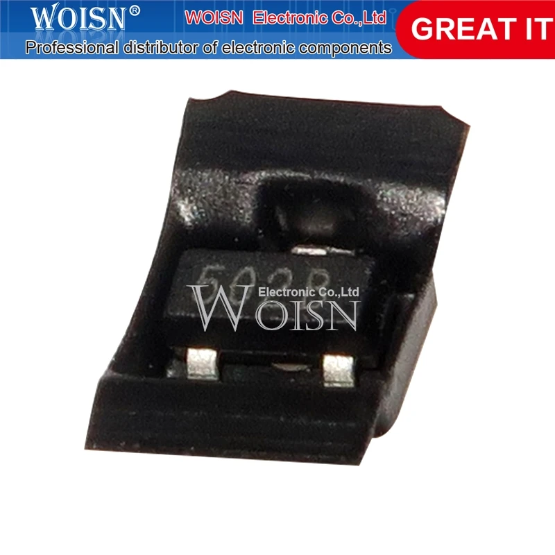 Piezas de seda, 10 unidades, SP0502BAHTG, 502B SOT-23