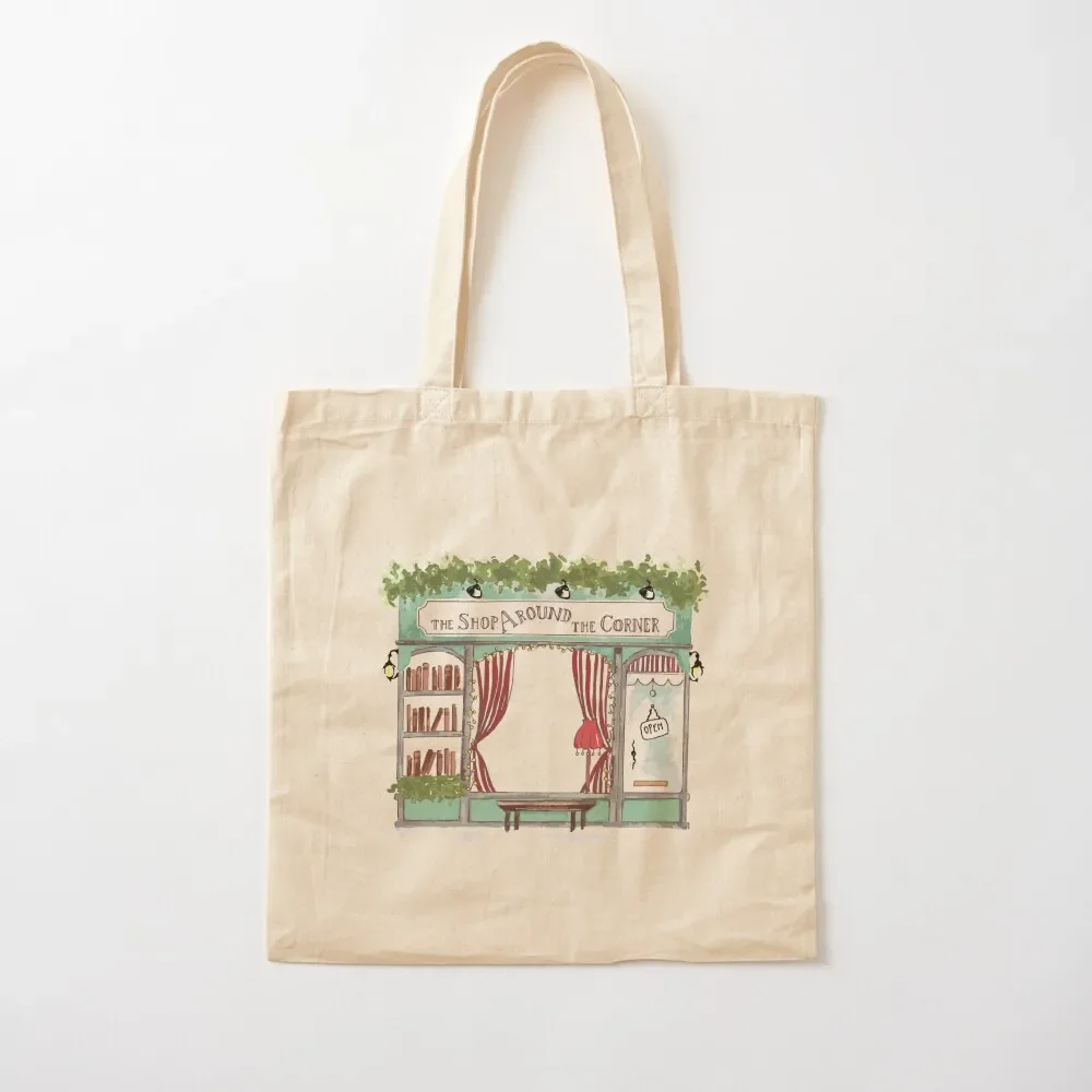 

The Shop Around the Corner - Watercolour Tote Bag canvas tote bag free delivery bags Tote Bag