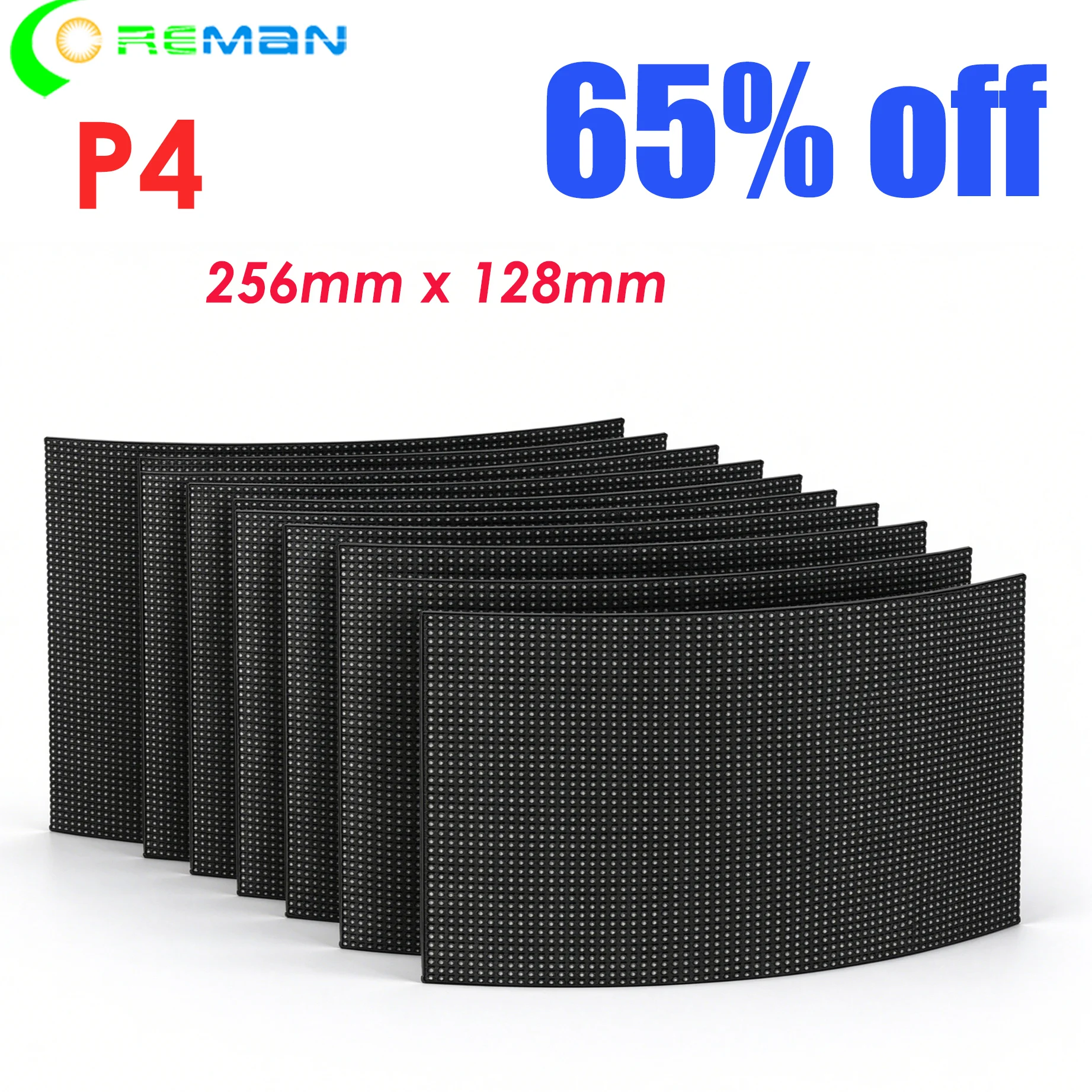 Big Discount Promotion Product P4 RGB Led Module 32x64 pixels 128x256mm Flexible Led Display Module
