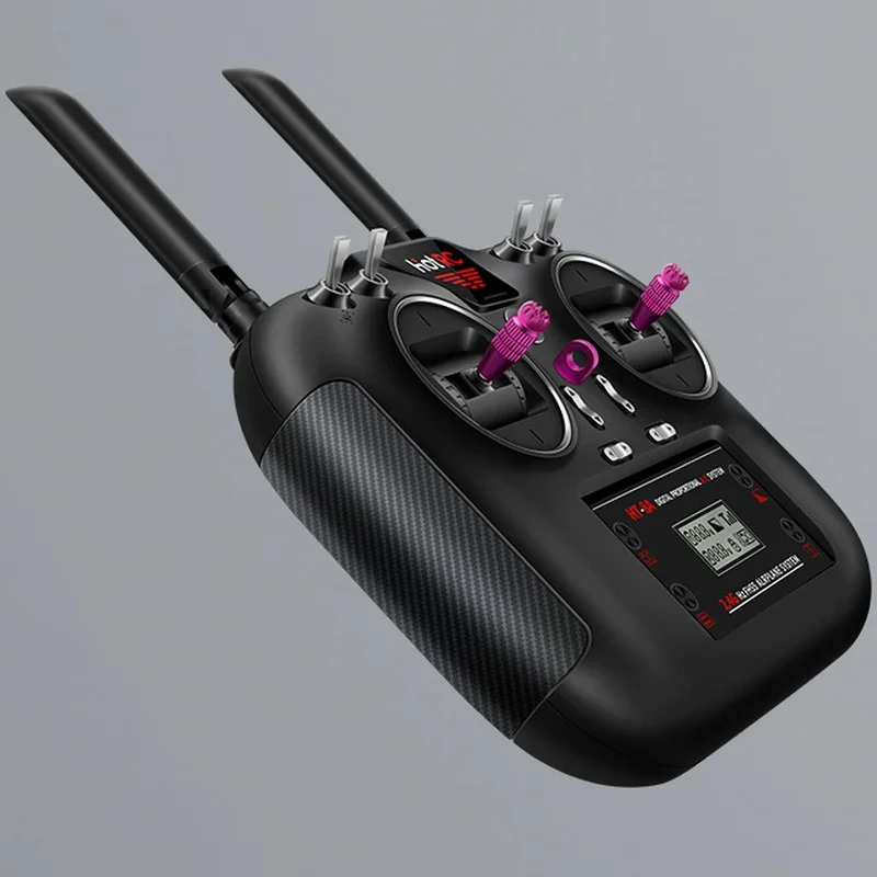 2024 Hotrc New Ht-8a 2.4g 8ch Fhss Gfsk Transmitter Remote Control With Receiver For Unmanned Aircraft And Vehicles