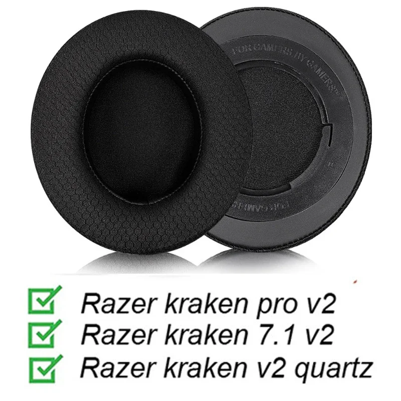 

Replacement Ear Pads Ear Cushion Earpad Compatible with For -Razer Kraken PRO 7.1 V2 PRO Headphones Gamer Ear Cushions