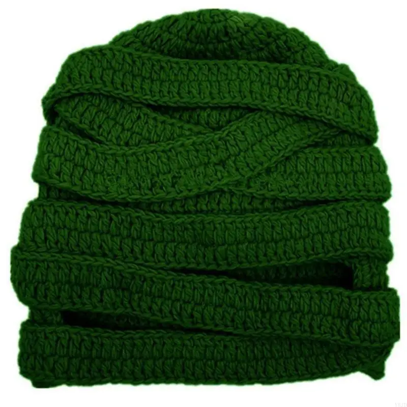 y5jd mummy قبعة مضحكة بالاكلافا knit balaclava هالوين الحزب قبعة الهالوين بالاكلافا الجدة بوزة بوزة