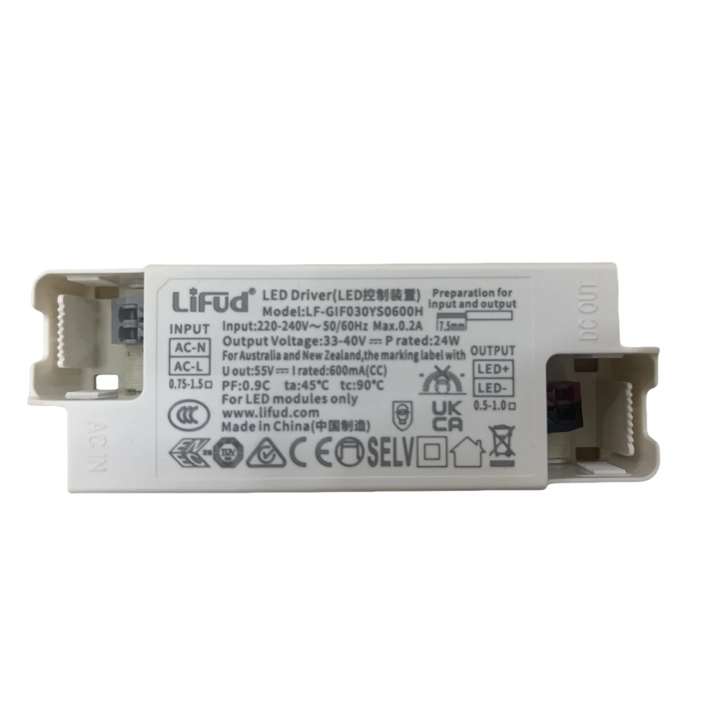 Lifud LED Driver 25-42V 30W 600mA  700mA  LF-GIR030YM LED Power Supply Transformer Indoor LED Light Driver LF-GIR030YS600H