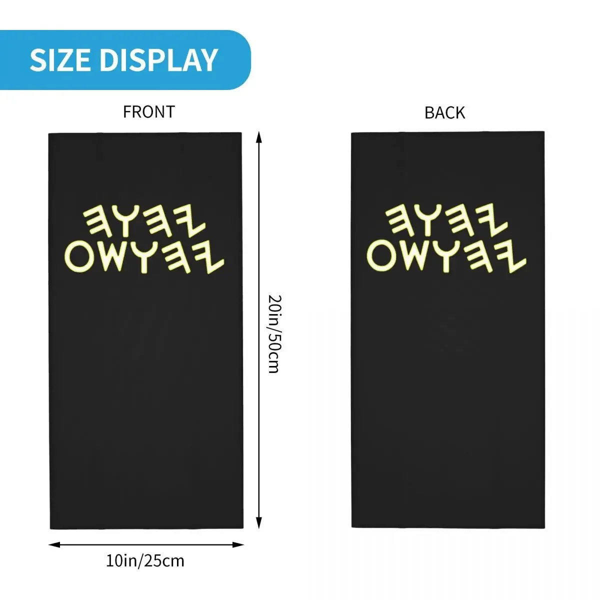 Yhwh-Masque facial respirant pour le cyclisme, écharpe GaClaBandana, cache-cou hébreu, Yahuah, Yahua, Palbones