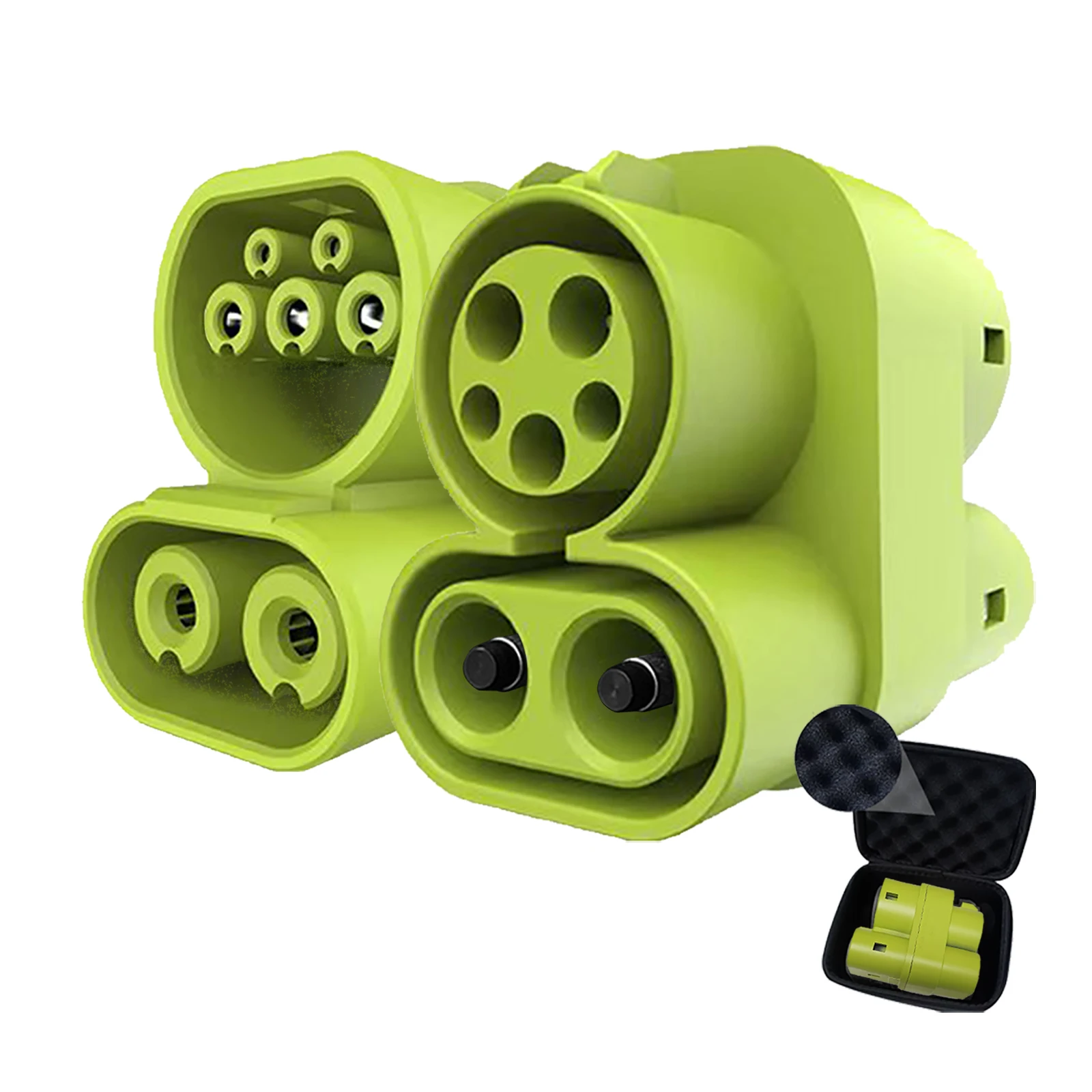 400A CCS1 to CCS2 adapter supports DC and AC CCS1 charger to CCS2 suitable forFast Ev Charging Adapter Public Charging Station