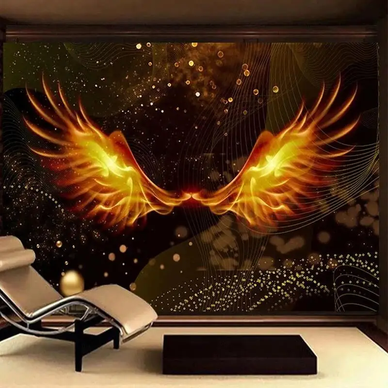 

Custom 3D Wallpaper Creative Modern Simple Wings Photo Mural Living Room Study Home Decor Art Wall Papers For Walls Paper