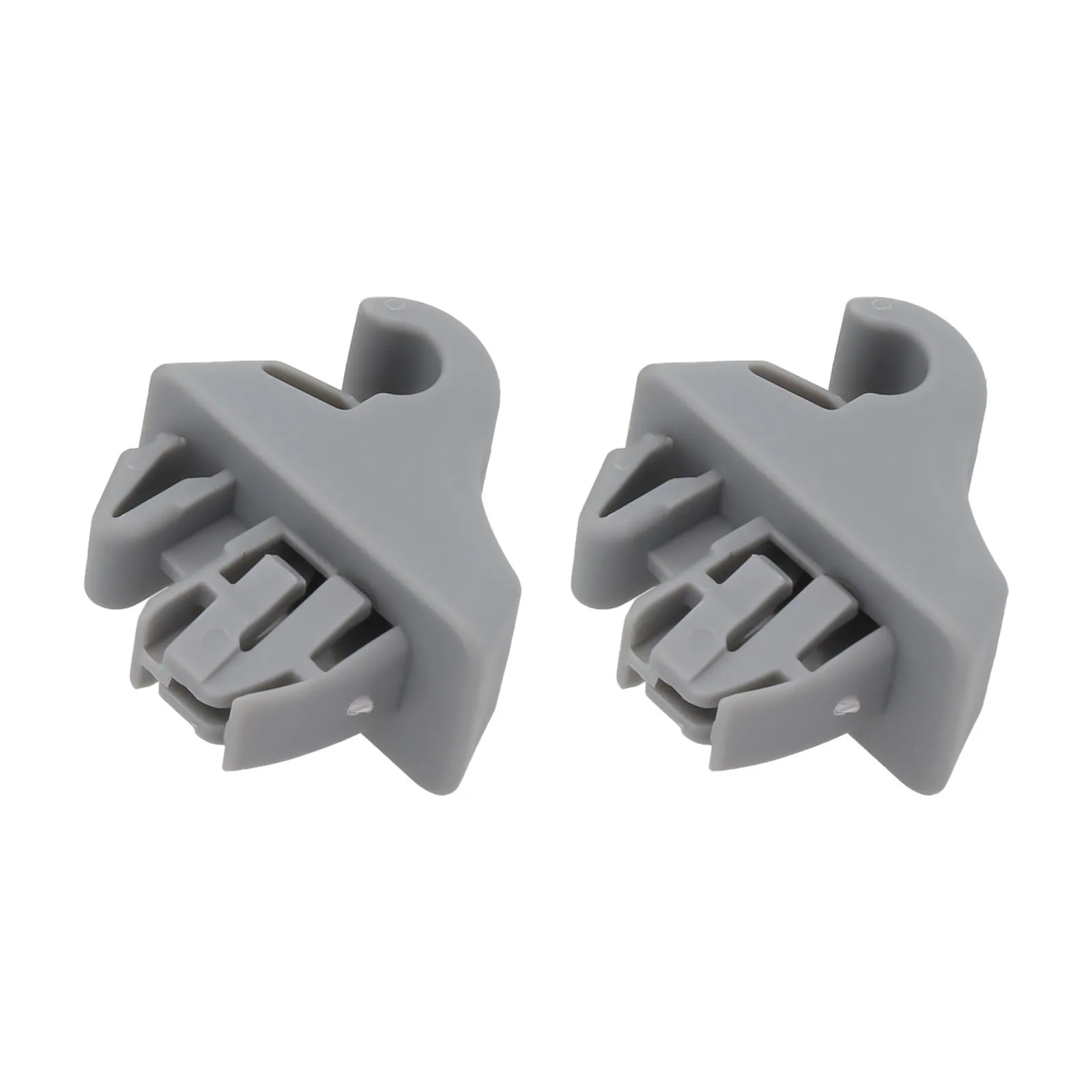 1 Pair Hot Practical Sun Visor Retainer Gray Wear-resistant Anti-corrosion Replacement Installation MR779704/MR779705