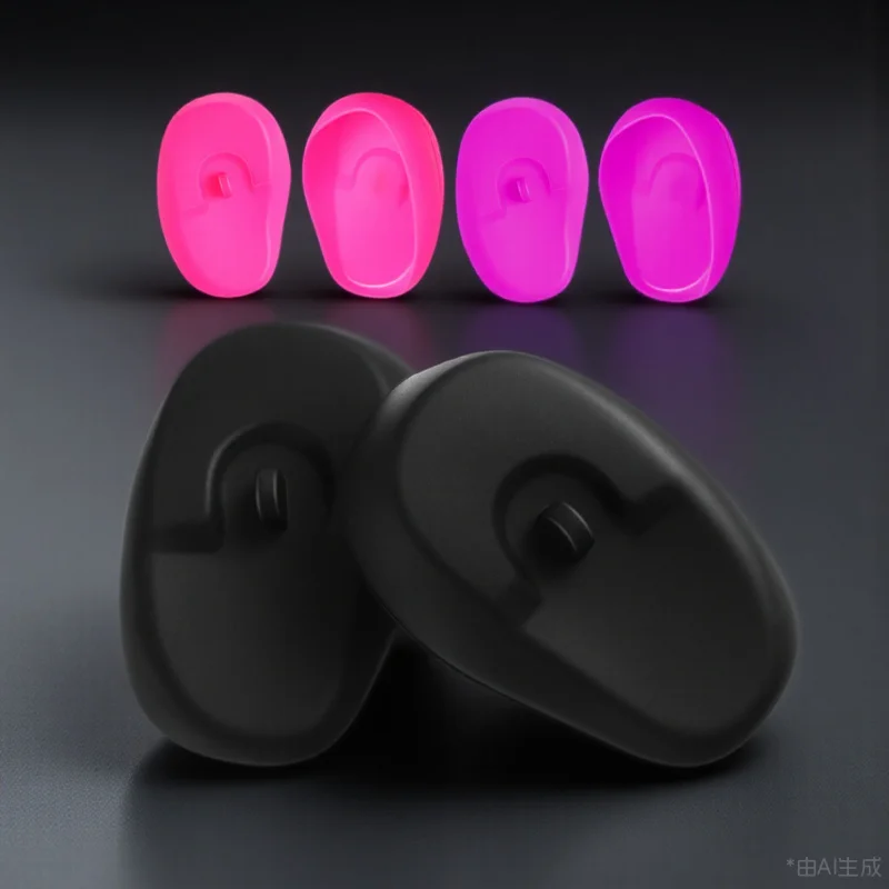 3Pairs Hairdressing Silicone Ear Covers Ear Protectors Professional Use Hair Dye Shower Salon Supplies Comfortable Flexible