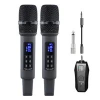 UHF Wireless Handheld Dynamic Karaoke Microphone Bluetooth Receiver Performing Professional Home High and Low Bass 2024 Newest