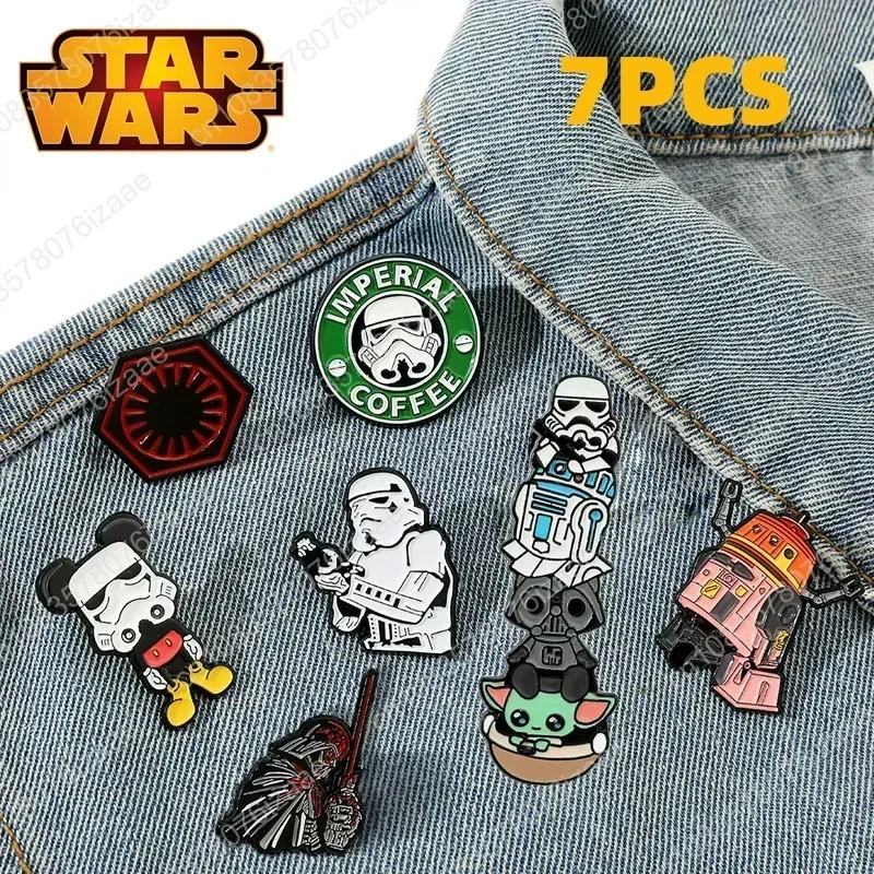 Film Disney Enamel Pin lencana keren pria koleksi bros Backpac tas Lapel Pin Dekorasi mode hadiah perhiasan untuk teman-teman