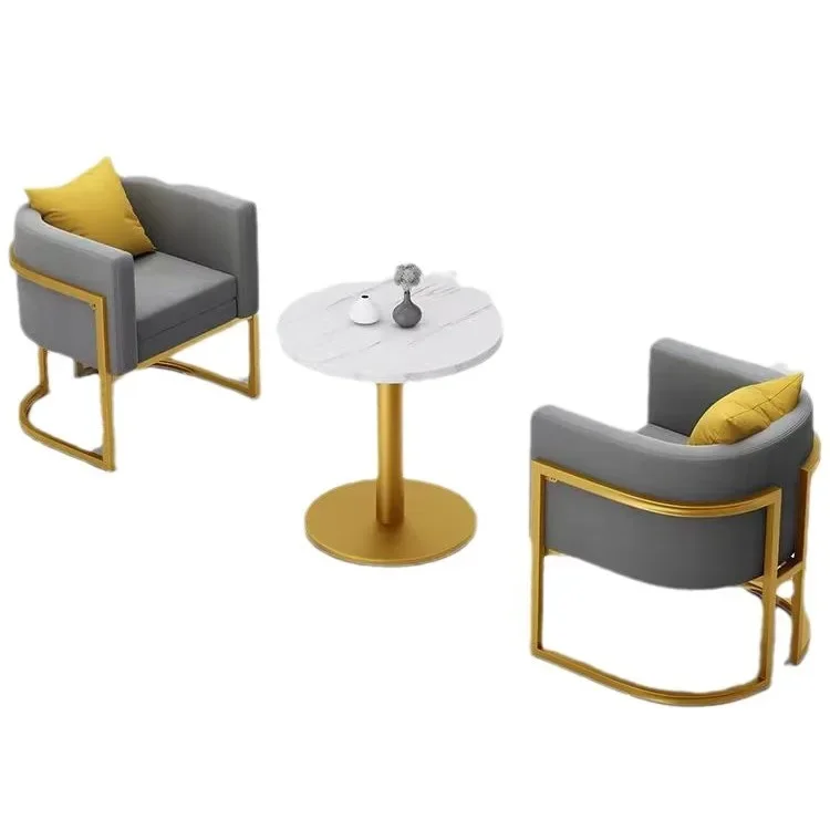 

Nordic wrought iron sofa light luxury Internet celebrity card seat beauty salon leisure pick