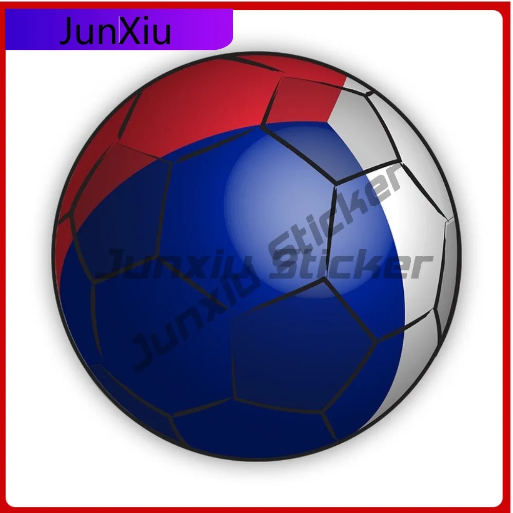 

France Football Sticker Waterproof Sun Resistant Anime Style For Laptop Helmet Car Body Removable No Residue Decor Fade