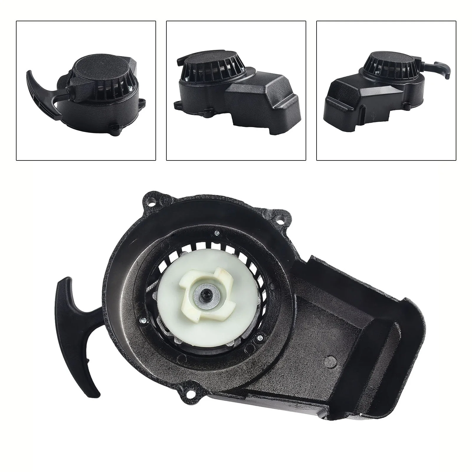 Ensure Reliable Power Delivery to Your Mini Quads and Racing Track Bikes with this Metal Starter and Flywheel Set