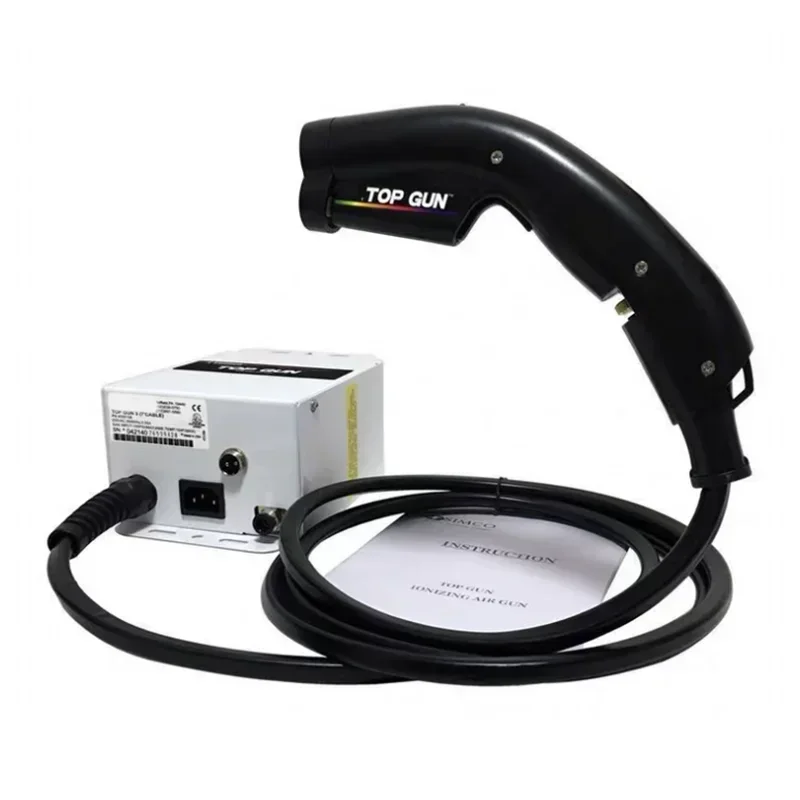 Multifunctional, efficient static removal ion air gun, electrostatic dust removal gun, ionizing hair dryer, static elimination