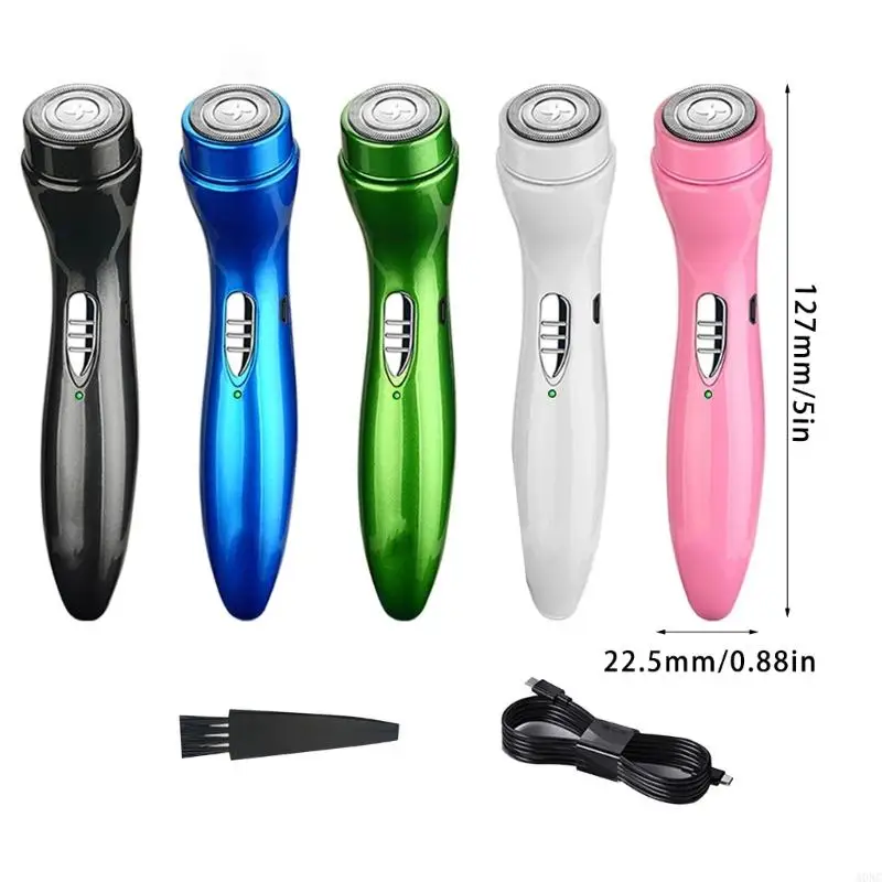 A0NC Máy cạo râu động USB có thể sạc lại dao cạo thu nhỏ thiết bị cạo râu mạnh mẽ Công cụ chải chuốt nam thuận tiện