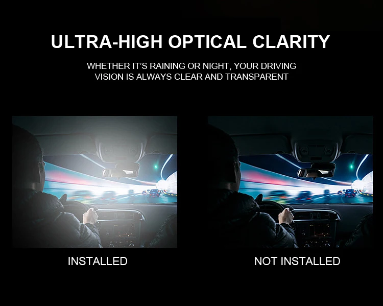 10 Years Warranty USA Quality 8 Mil Self Healing  Cracking TPU Windshield Protection Film Nano Coating Tpu Car Films